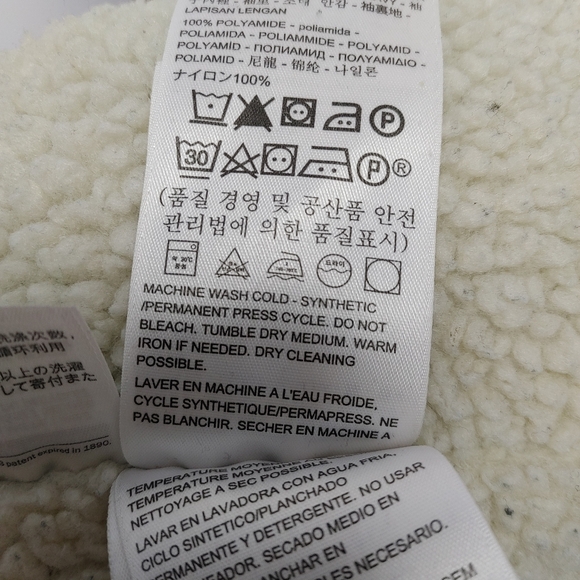 COPY Levi's long Sherpa trucker denim jacket size M - Picture 12 of 16